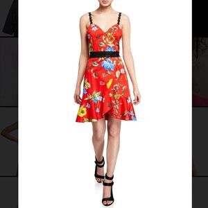 Alice + Olivia
Kirby Spaghetti Strap Ruffle Dress